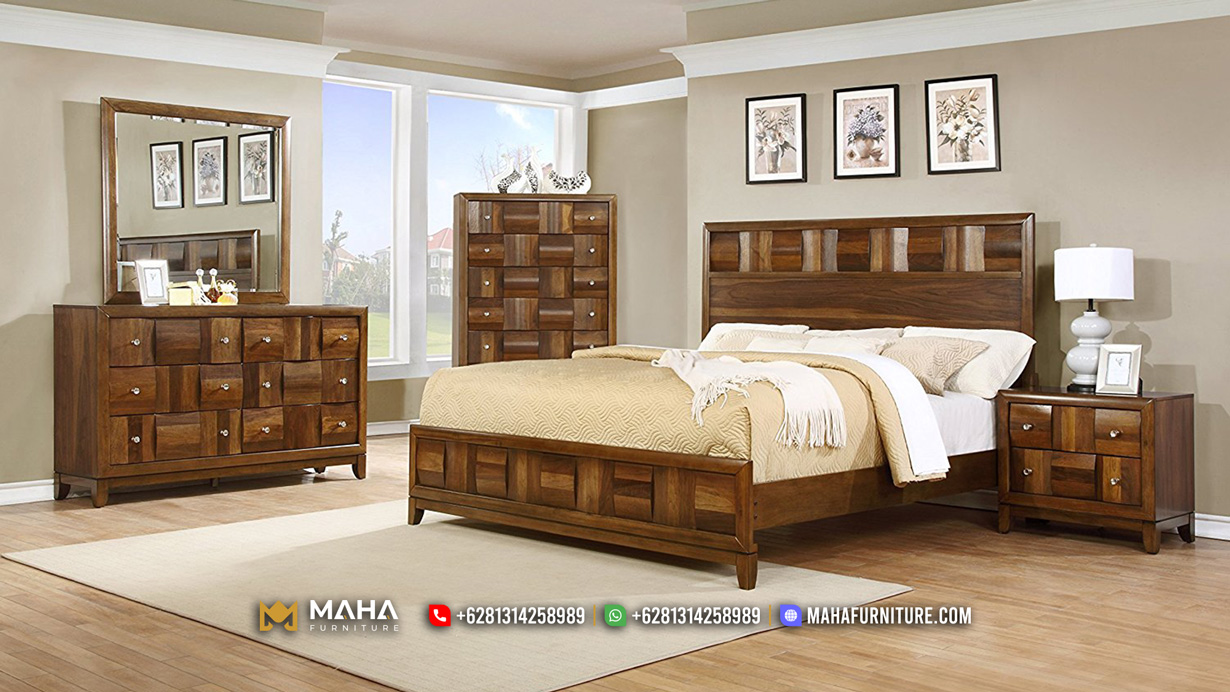 Furniture Kamar Tidur Minimalis Desain Baru Square Focus MF137