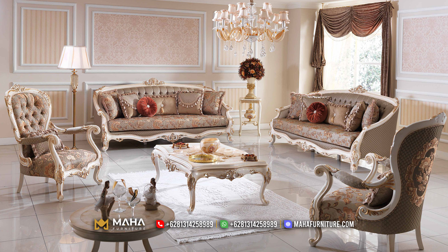 Model Sofa Antik Klasik Royal Mewah Jepara Awe-Inspiring MF69