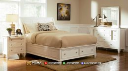 Set Tempat Tidur Minimalis Ivory Luxury MF147