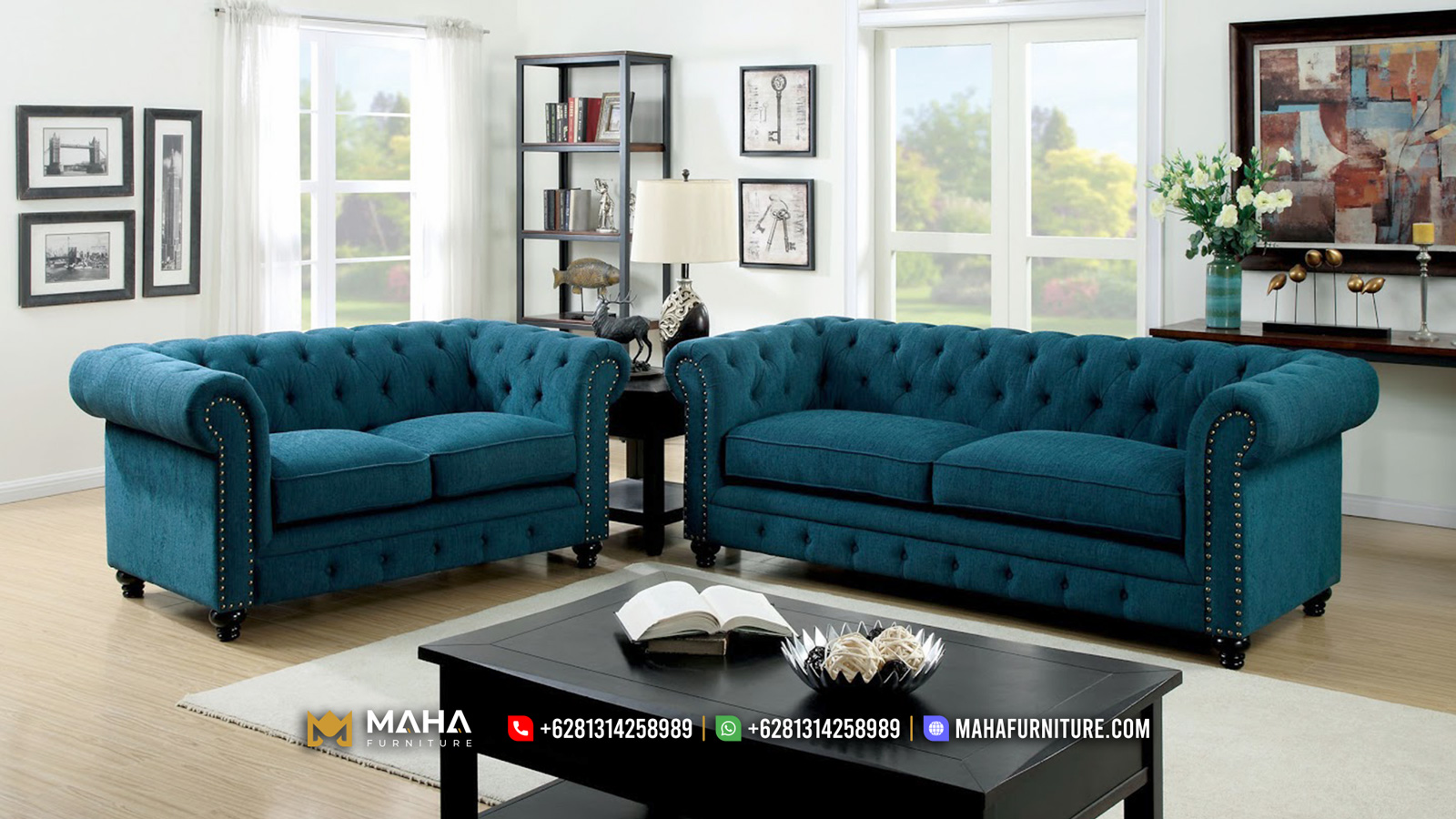 Sofa Minimalis Mewah Jepara Chester Ocean Exclusive MF92
