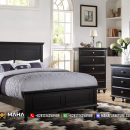 Terbaru Tempat Tidur Minimalis Black Elegan Luxury MF136