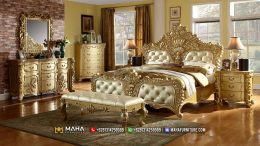 Luxury Golden Tempat Tidur Terbaru Furniture Jepara Great Design MF339