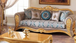 sofa ukir klasik elegan