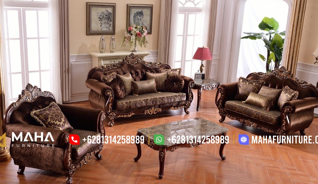 Set Sofa Living Room Elegant Jati Jepara