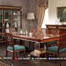 Set Meja Makan Mewah Terbaru Klasik dari Jepara MF04411