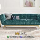 Sofa Tamu Minimalis Athifa Simple Elegan Green MF04590