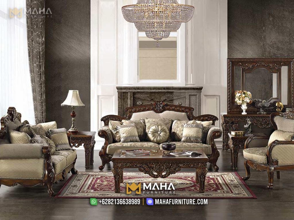Tipe Sofa Tamu Mewah yang Bagus untuk Rumah Makassar MF04907